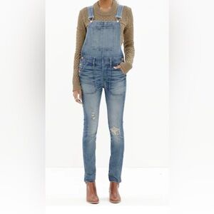 Madewell Blue Denim Overalls